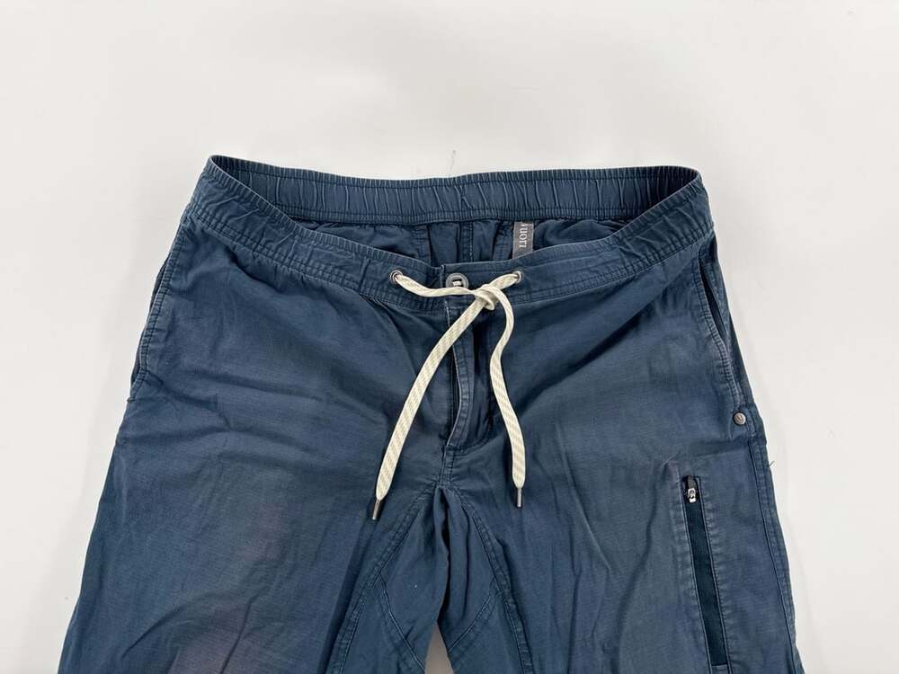 Vuori Banks Pants Size Large Blue Ripstop Drawstring Athletic Hiking